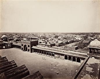 SAMUEL BOURNE (1834-1912) A group of 17 photographs depicting historical landmarks in Delhi. 1860s.